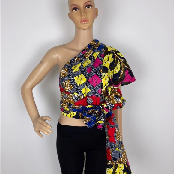 African Print Ankara Infinity Top - Picture 5 of 12